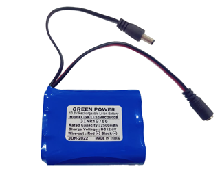 3.6V , 1500mAh NIMH battery pack